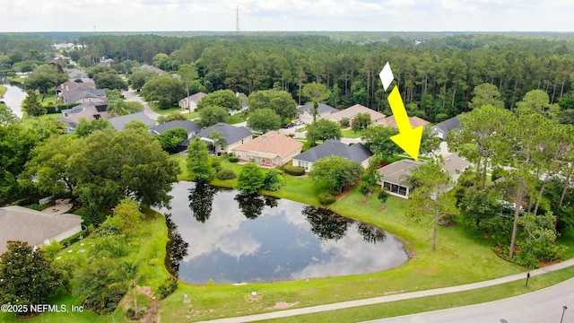 4340 Comanche Trail Blvd, Saint Johns, FL 32259 - aerial perspective of suburban area featuring a nearby body of water