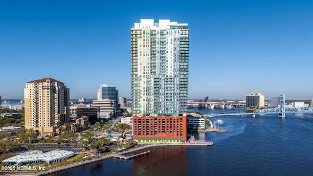 1431 Riverplace Blvd Unit 2202, Jacksonville, FL 32207 - city view with a large body of water and a notable bridge