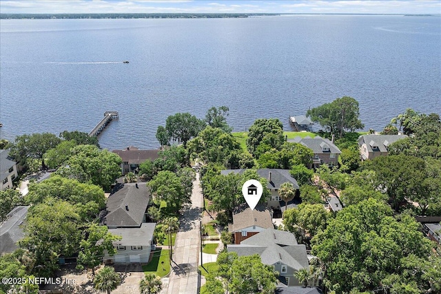 1838 Cherry St, Jacksonville, FL 32205 - aerial view of residential area with a nearby body of water