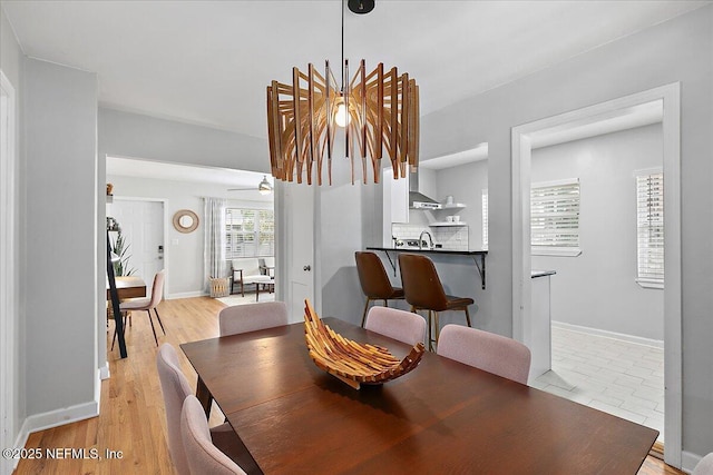 1838 Cherry St, Jacksonville, FL 32205 - dining area featuring baseboards
