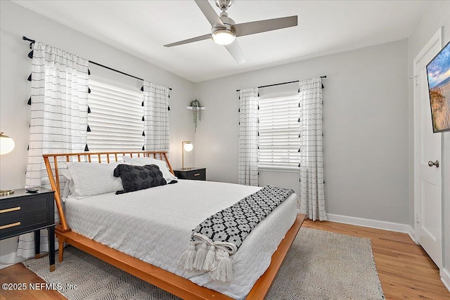 1838 Cherry St, Jacksonville, FL 32205 - bedroom featuring wood finished floors and ceiling fan