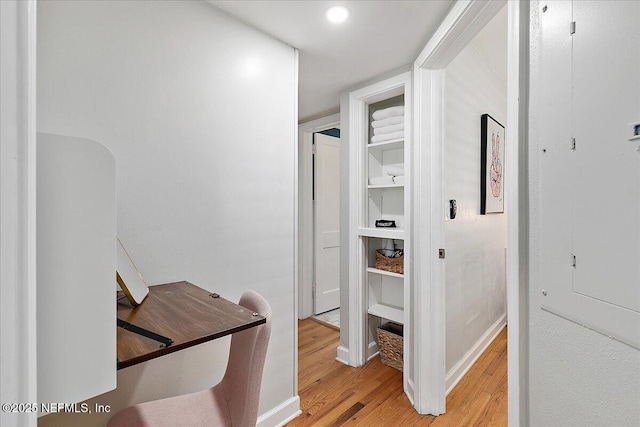 1838 Cherry St, Jacksonville, FL 32205 - hall featuring light wood finished floors and baseboards