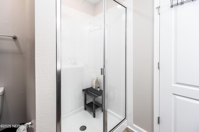 2538 Las Calinas Blvd, Saint Augustine, FL 32095 - bathroom featuring a shower stall and toilet