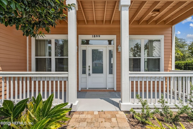 1899 White Sands Way Unit 704, Fernandina Beach, FL 32034 - view of exterior entry featuring covered porch