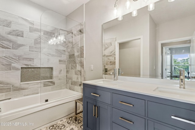 1899 White Sands Way Unit 704, Fernandina Beach, FL 32034 - bathroom with tub / shower combination and double vanity