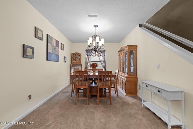 203 Buck Run Way, Saint Augustine, FL 32092 - dining space featuring a chandelier and carpet flooring