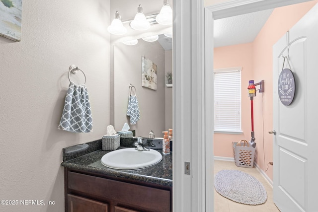 203 Buck Run Way, Saint Augustine, FL 32092 - bathroom with vanity and tile patterned floors
