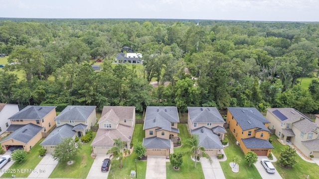 203 Buck Run Way, Saint Augustine, FL 32092 - aerial perspective of suburban area featuring a heavily wooded area
