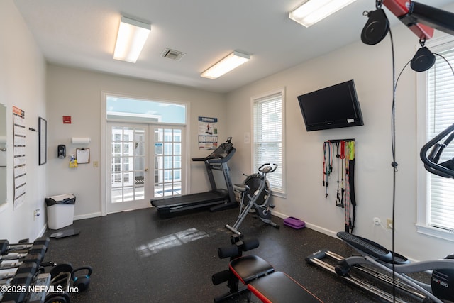 225 Atlantis Cir Unit 101-A, Saint Augustine Beach, FL 32080 - workout area with baseboards
