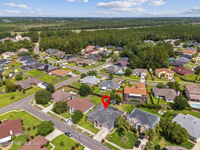 3592 Harrier Ct, Middleburg, FL 32068 - aerial view of property's location featuring nearby suburban area