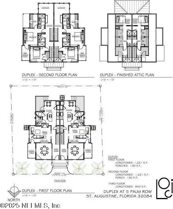 5 Palm Row, Saint Augustine, FL 32084 - view of property floor plan