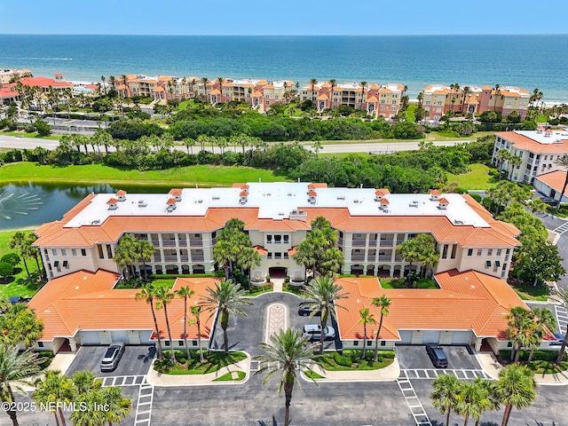310 S Ocean Grande Dr Unit 205, Ponte Vedra Beach, FL 32082 - drone / aerial view of apartment complex and a nearby body of water