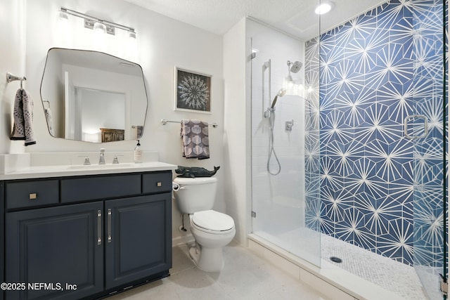 310 S Ocean Grande Dr Unit 205, Ponte Vedra Beach, FL 32082 - bathroom with a tile shower and vanity