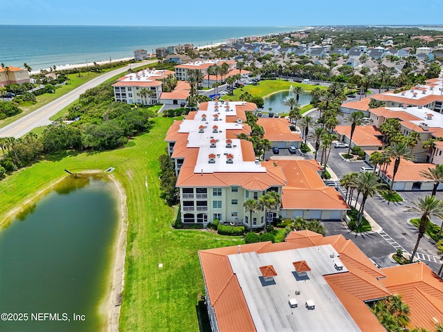 310 S Ocean Grande Dr Unit 205, Ponte Vedra Beach, FL 32082 - drone / aerial view of a nearby body of water and apartment complex