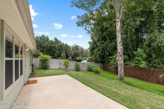 2888 Majestic Oaks Ln, Green Cove Springs, FL 32043 - fenced backyard with a patio