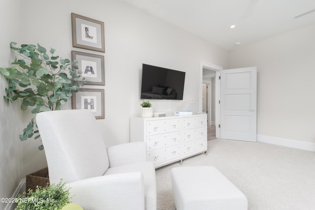 365 8th St, Atlantic Beach, FL 32233 - living room with carpet floors and recessed lighting