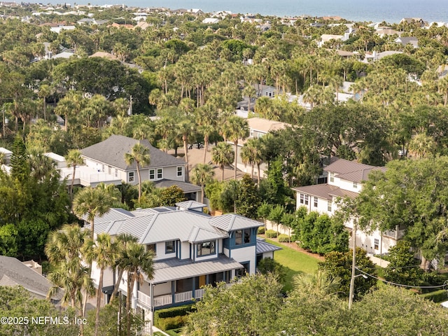 365 8th St, Atlantic Beach, FL 32233 - aerial view of residential area featuring a tree filled landscape
