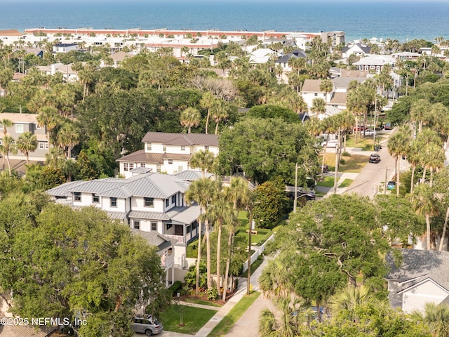 365 8th St, Atlantic Beach, FL 32233 - aerial view of residential area with a nearby body of water