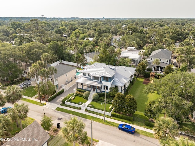 365 8th St, Atlantic Beach, FL 32233 - aerial perspective of suburban area