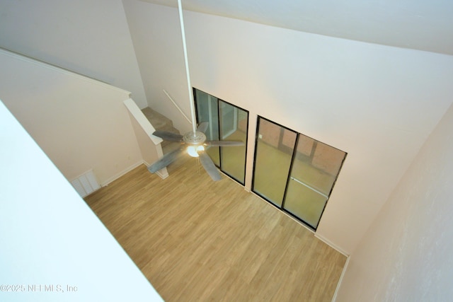 1266 Mayport Landing Cir, Jacksonville, FL 32233 - stairs featuring wood finished floors