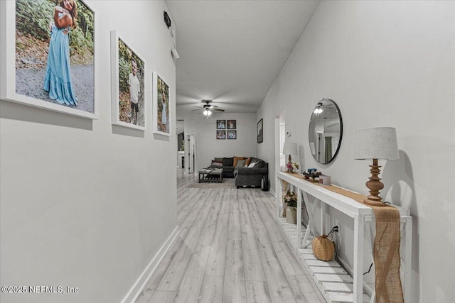 11214 Bentley Trace Ln E, Jacksonville, FL 32257 - corridor featuring wood finished floors and baseboards