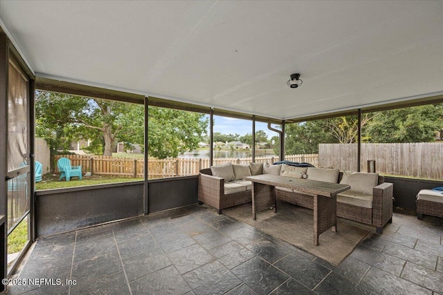 11214 Bentley Trace Ln E, Jacksonville, FL 32257 - sunroom featuring an outdoor living space