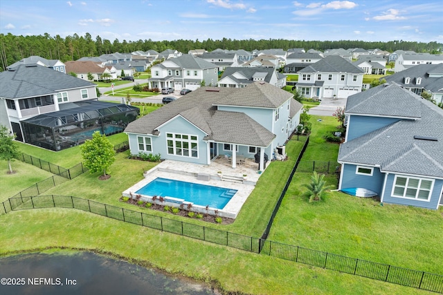 46 Hydrilla Ct, Saint Augustine, FL 32095 - back of house with a residential view and a fenced backyard