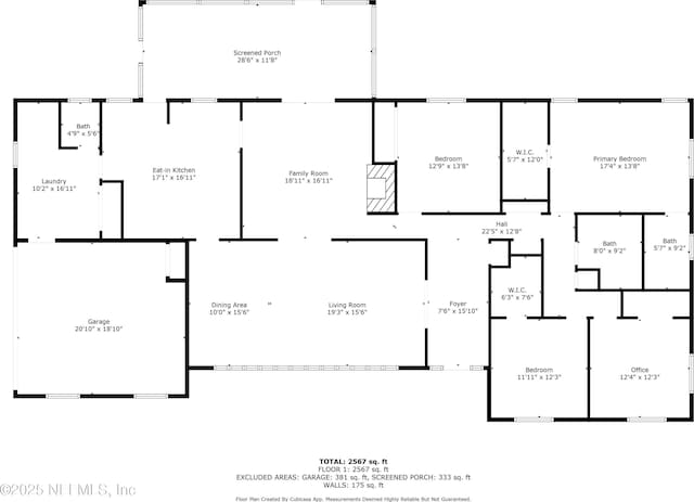 2364 Smullian Trl S, Jacksonville, FL 32217 - property floor plan