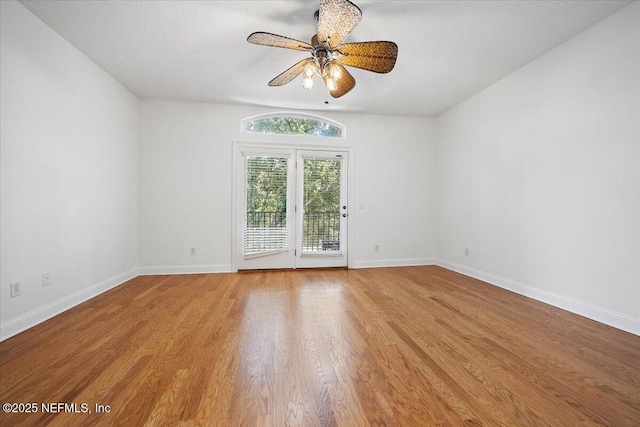 2049 Seminole Rd, Atlantic Beach, FL 32233 - empty room featuring a ceiling fan and light wood-style floors