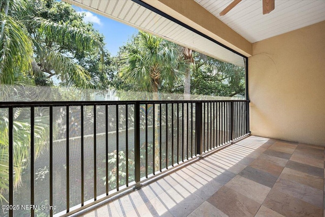 2049 Seminole Rd, Atlantic Beach, FL 32233 - balcony with ceiling fan
