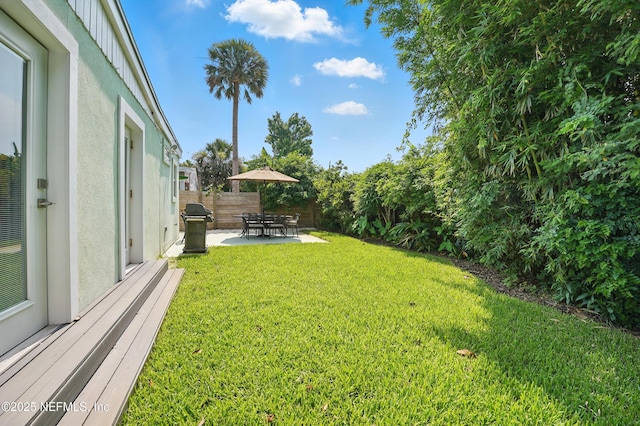 541 Margaret St, Neptune Beach, FL 32266 - view of yard featuring a patio