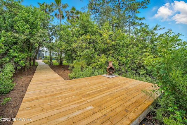 4427 Royal Tern Ct, Jacksonville Beach, FL 32250 - view of wooden deck