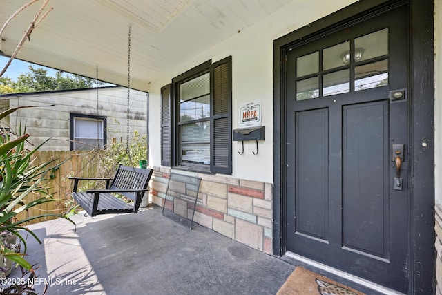 1176 Dancy St, Jacksonville, FL 32205 - property entrance with a porch