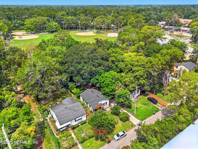 1176 Dancy St, Jacksonville, FL 32205 - drone / aerial view of a heavily wooded area