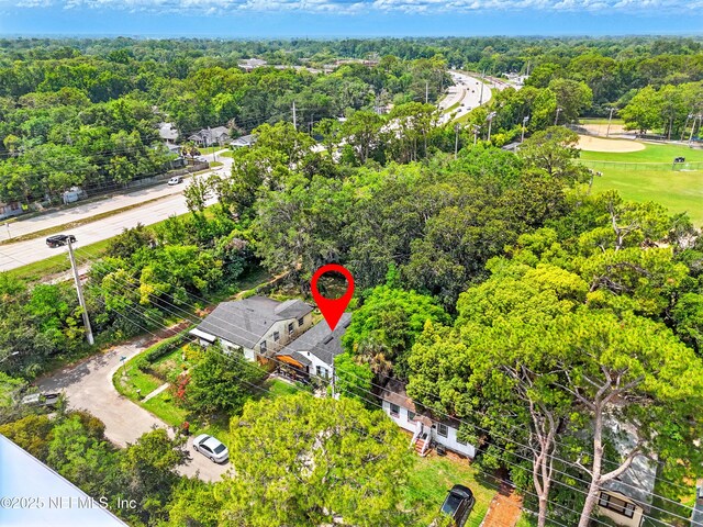 1176 Dancy St, Jacksonville, FL 32205 - drone / aerial view of a heavily wooded area