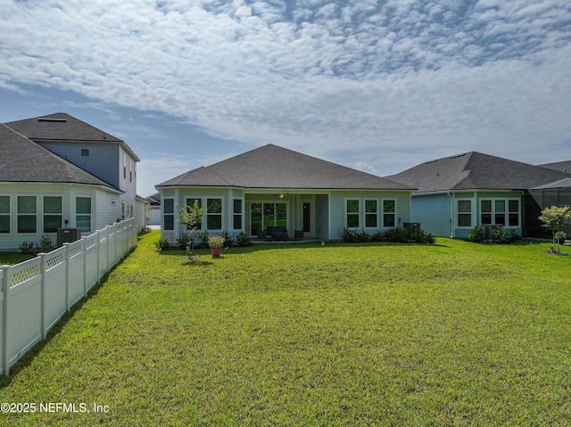 286 Holly Landing Way, Saint Augustine, FL 32092 - rear view of house with a ceiling fan