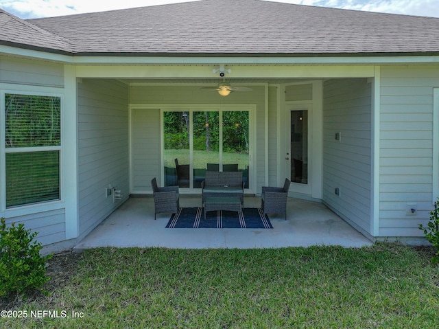 286 Holly Landing Way, Saint Augustine, FL 32092 - view of patio / terrace featuring a ceiling fan