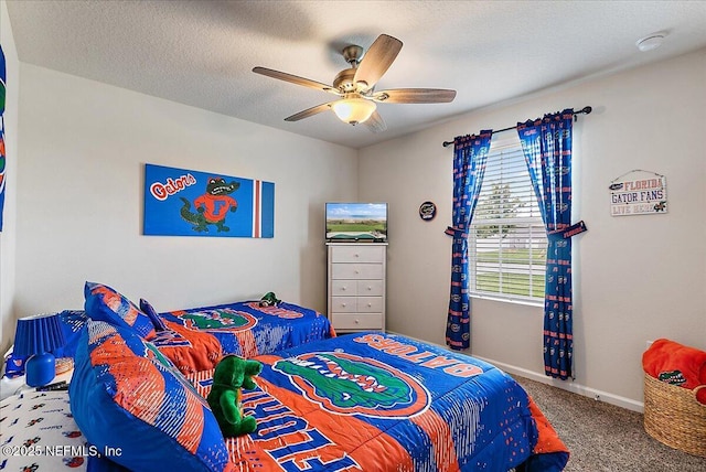 3448 Cliffside Way, Green Cove Springs, FL 32043 - bedroom featuring carpet flooring, baseboards, and ceiling fan