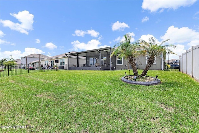 3448 Cliffside Way, Green Cove Springs, FL 32043 - back of property featuring a sunroom