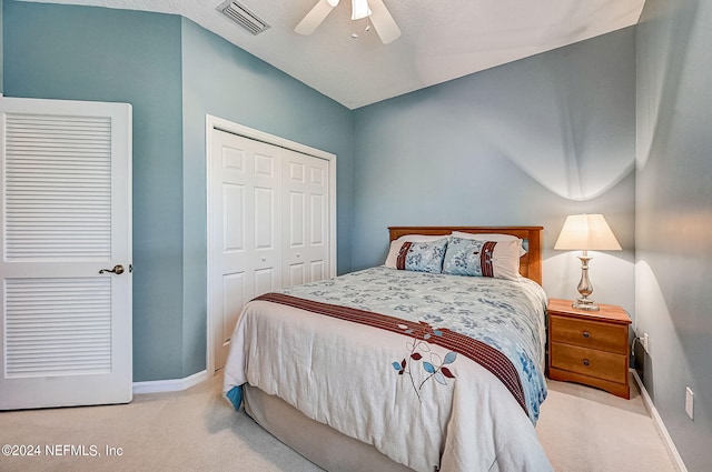 112 Laurel Wood Way Unit 202, Saint Augustine, FL 32086 - bedroom featuring carpet, baseboards, and a closet