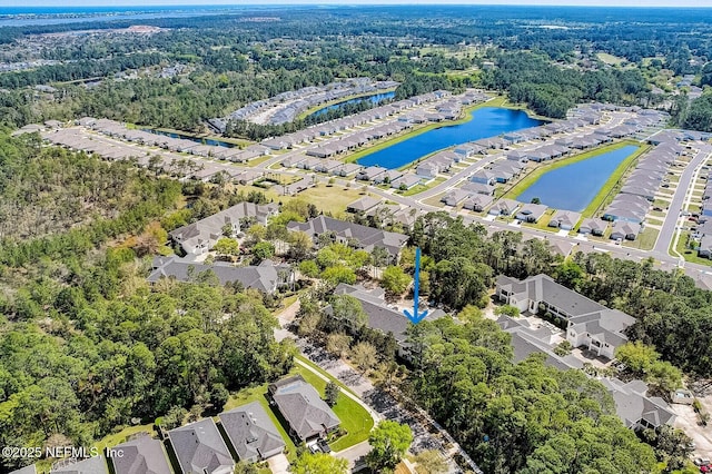 112 Laurel Wood Way Unit 202, Saint Augustine, FL 32086 - aerial overview of property's location featuring nearby suburban area, a large body of water, and a forest
