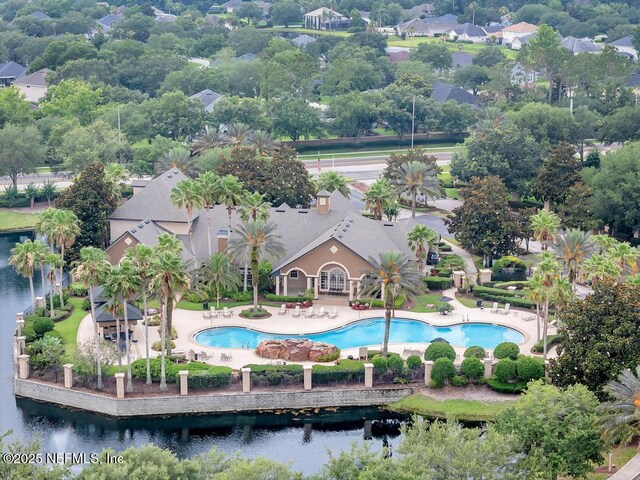 10961 Burnt Mill Rd Unit 1534, Jacksonville, FL 32256 - bird's eye view of a pool and a large body of water