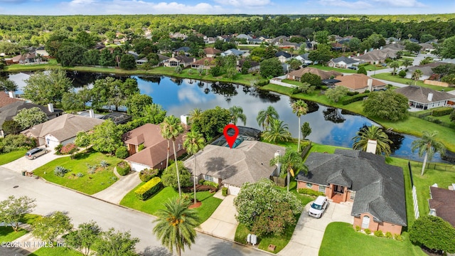 4458 Deep River Way E, Jacksonville, FL 32224 - aerial perspective of suburban area with a nearby body of water