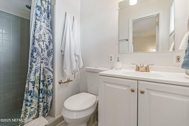 3130 Honeywood Dr, Jacksonville, FL 32277 - full bath with vanity, a stall shower, and toilet