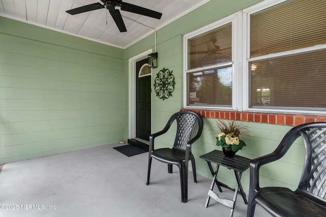 3130 Honeywood Dr, Jacksonville, FL 32277 - porch with ceiling fan