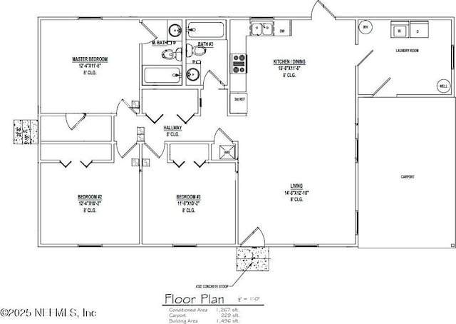 7127 Stetson St, Keystone Heights, FL 32656 - room layout
