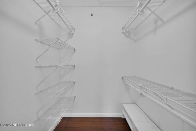 721 Sandy Oaks Ct, Ponte Vedra Beach, FL 32082 - walk in closet with wood finished floors