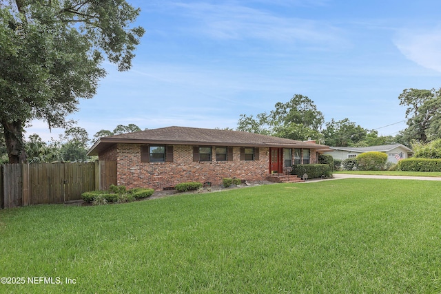 3344 Queen Ann Ln, Jacksonville, FL 32257 - ranch-style home featuring brick siding and concrete driveway