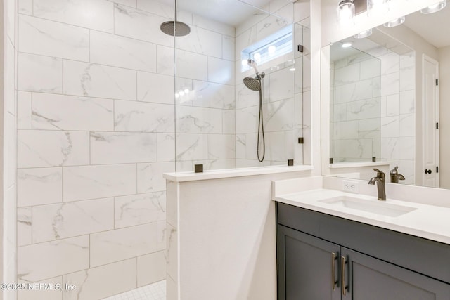 843 Windley Dr, Saint Augustine, FL 32092 - full bathroom featuring vanity and walk in shower
