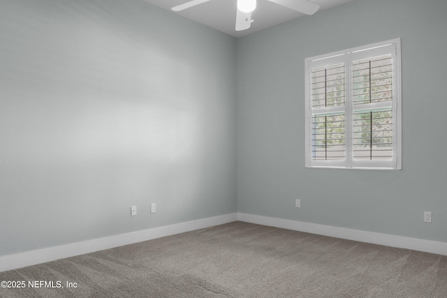 11 Woodstone Ln, Palm Coast, FL 32164 - unfurnished room with carpet flooring, ceiling fan, and baseboards